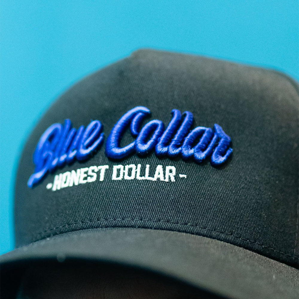 Blue Collar Honest Dollar Snapback - Black