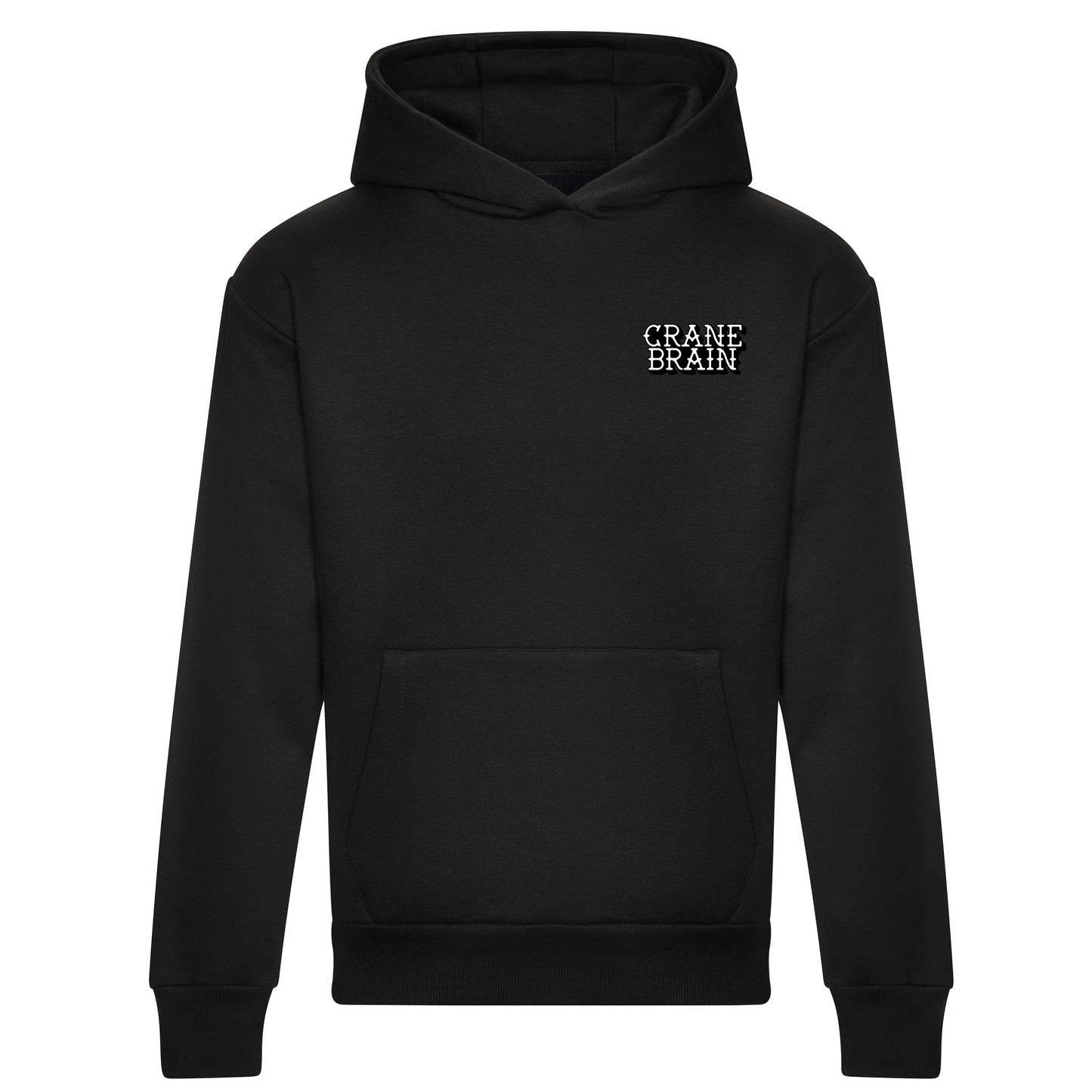 Cranebrain Heavyweight Hoodie - Black