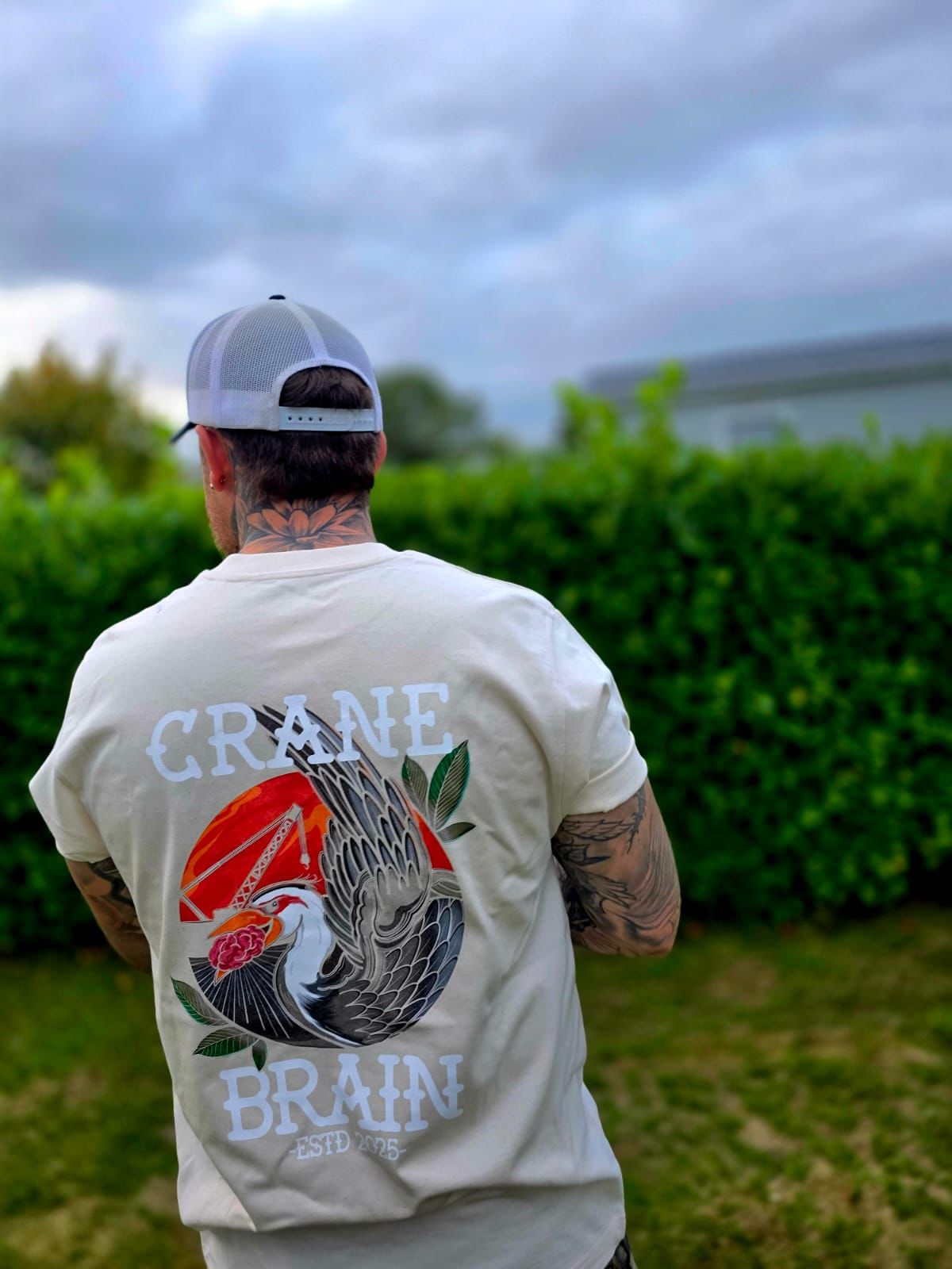 Cranebrain Heavyweight Tee - Raw