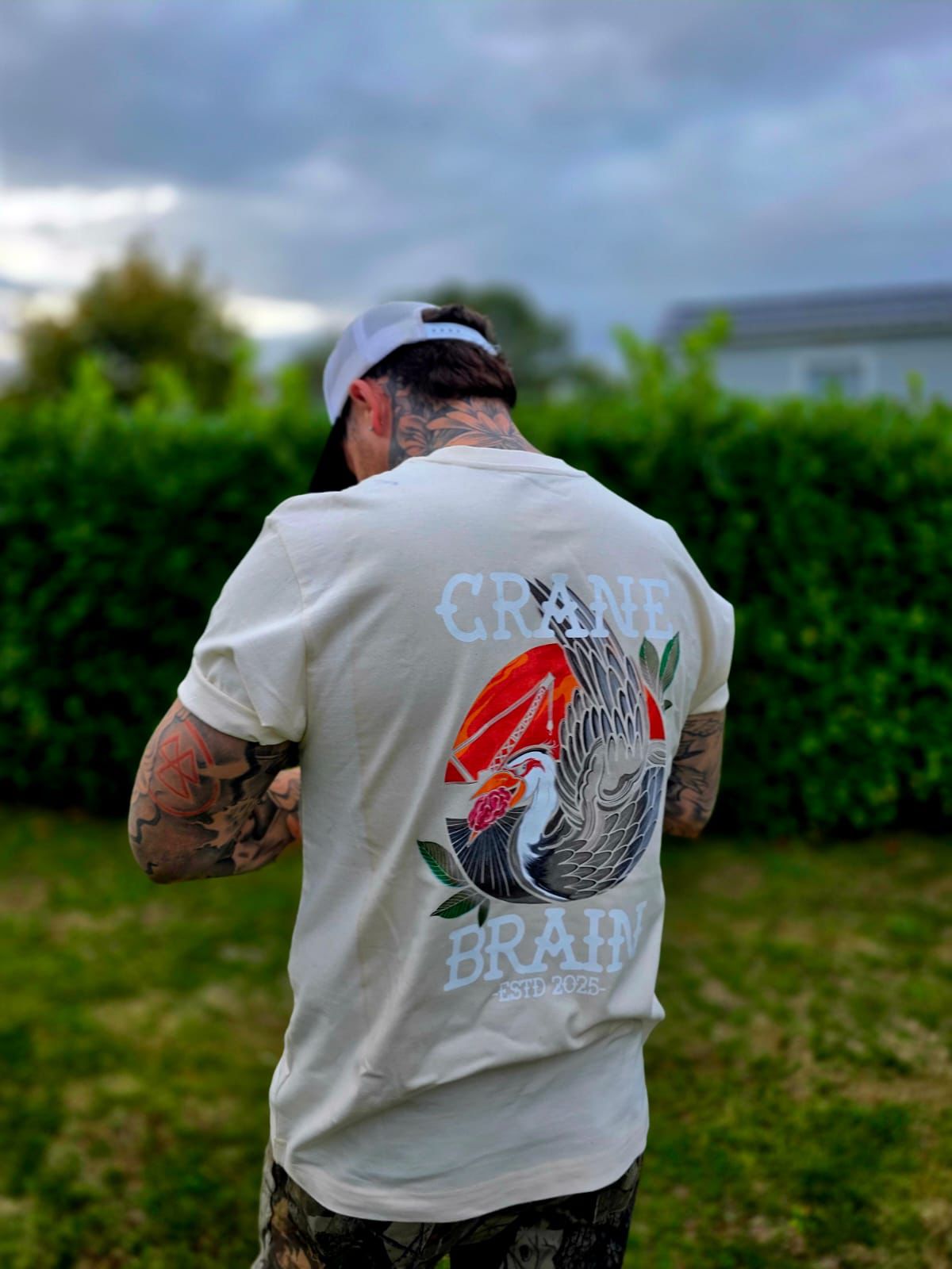 Cranebrain Heavyweight Tee - Raw