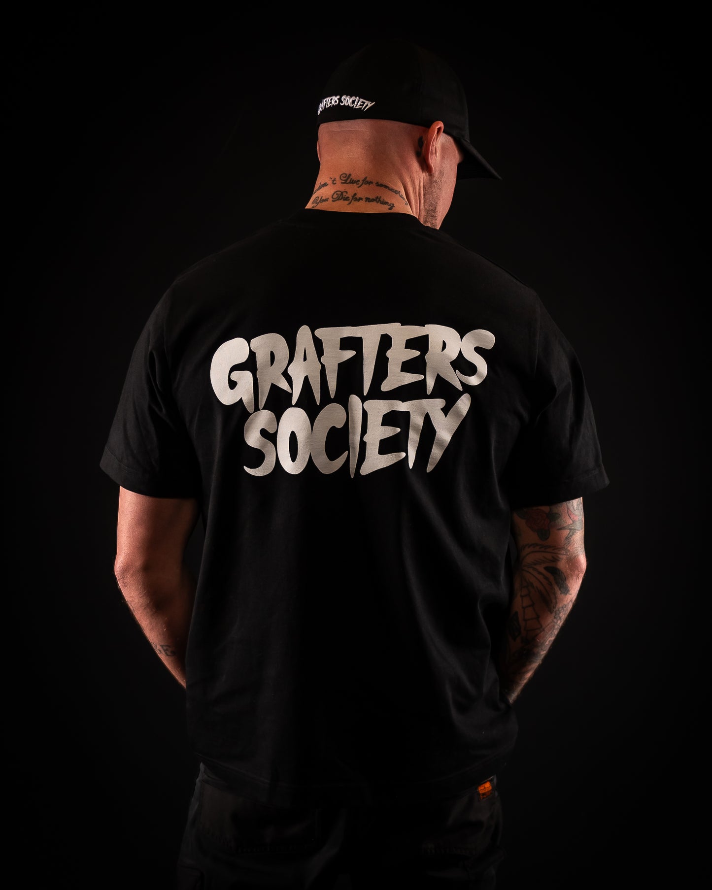 Grafters Society Original Logo Black Tee