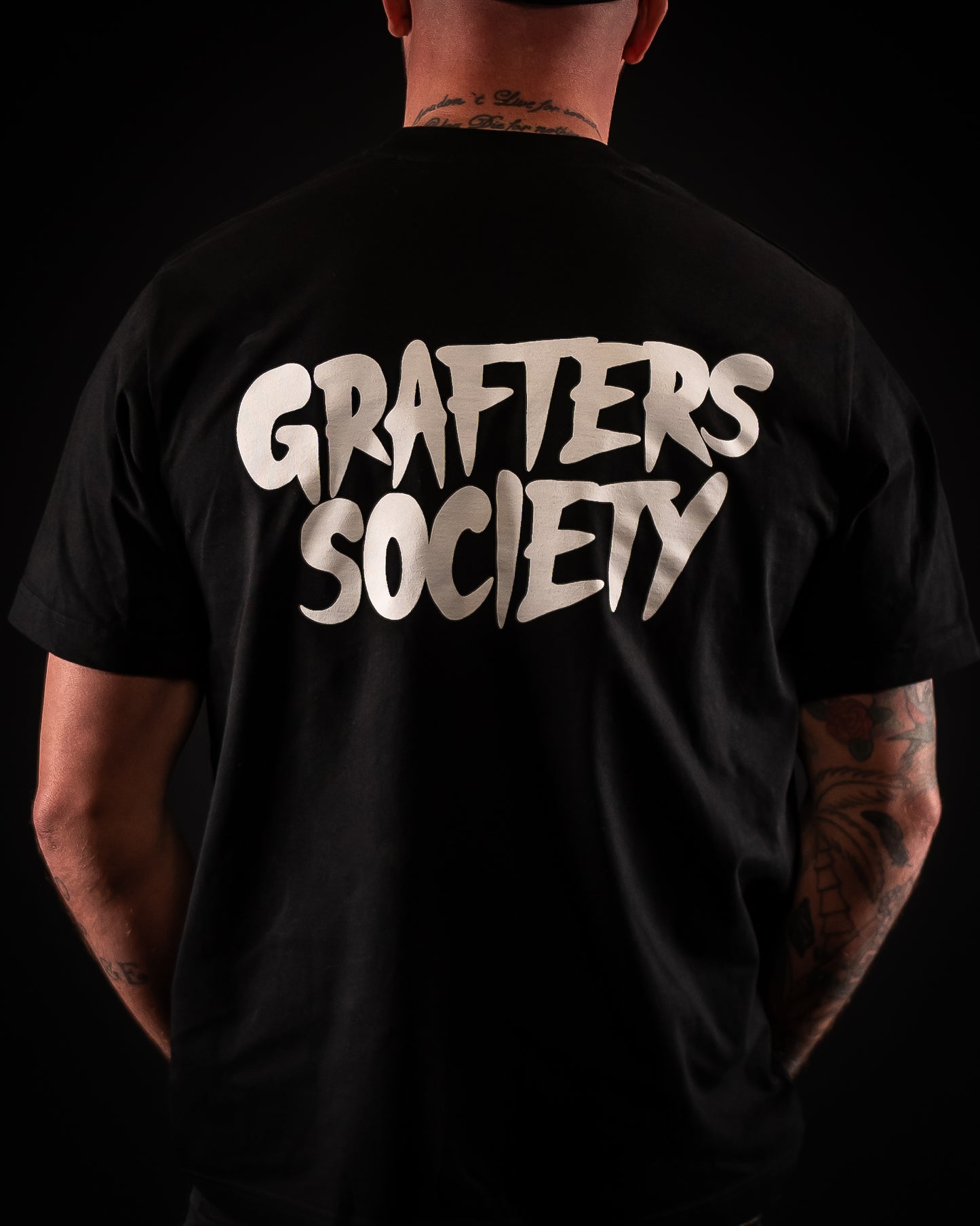 Grafters Society Original Logo Black Tee