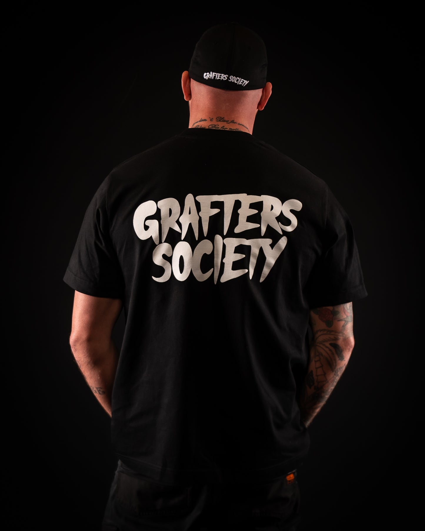 Grafters Society Original Logo Black Tee