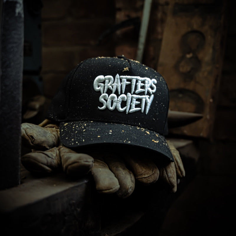 Grafters Society Black Snapback