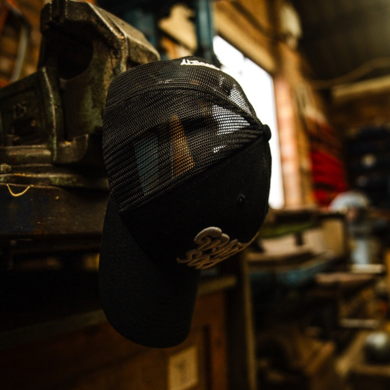 Grafters Society Black Trucker Cap