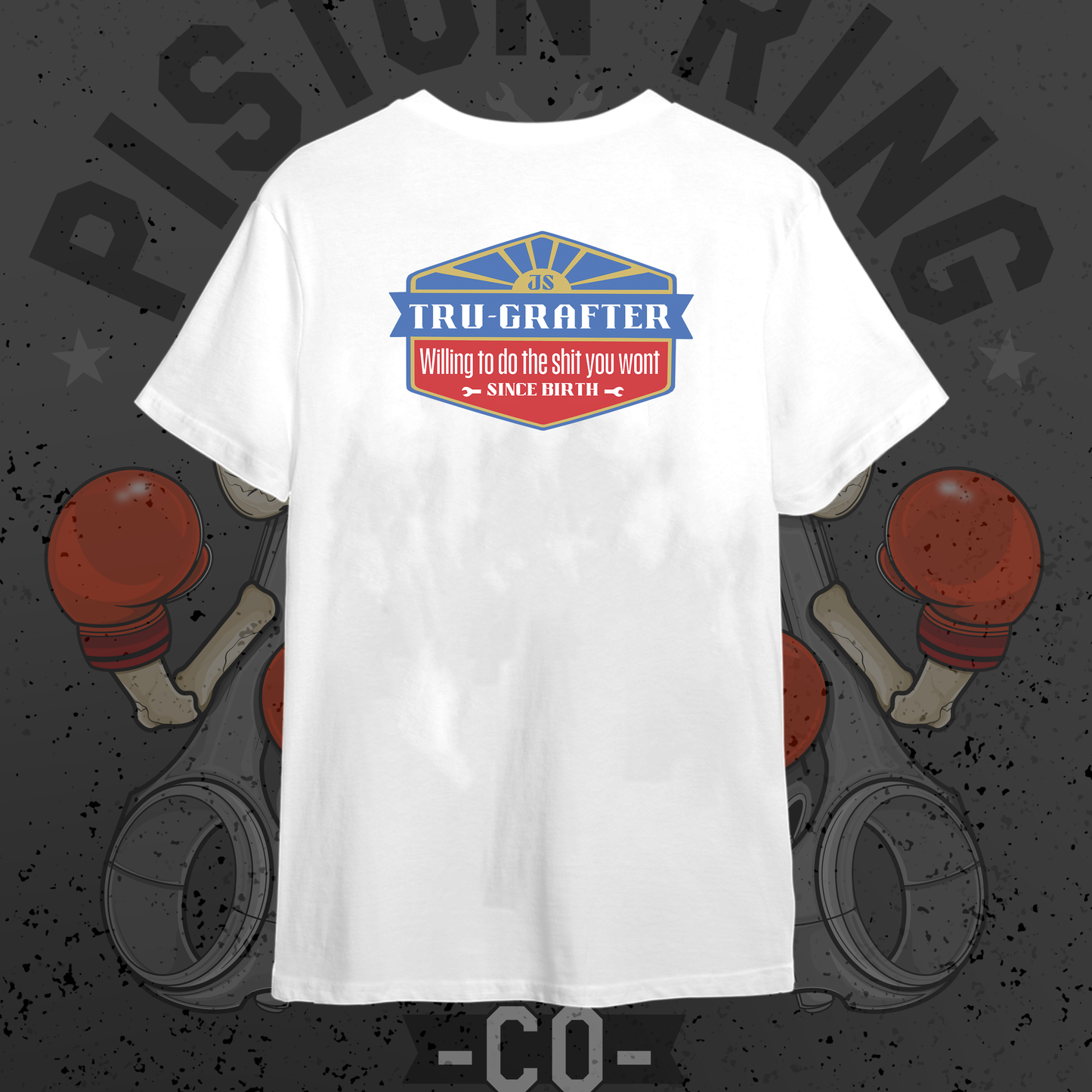 Tru Grafter - White Tee