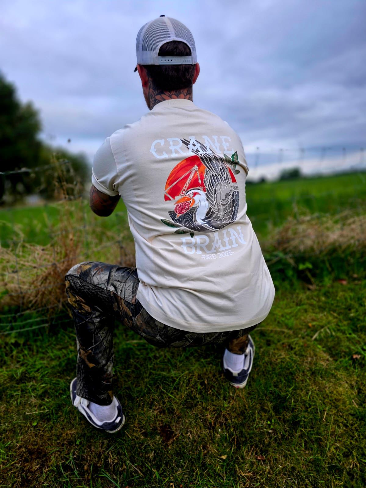 Cranebrain Heavyweight Tee - Raw
