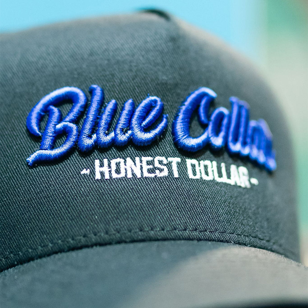 Blue Collar Honest Dollar Snapback - Black