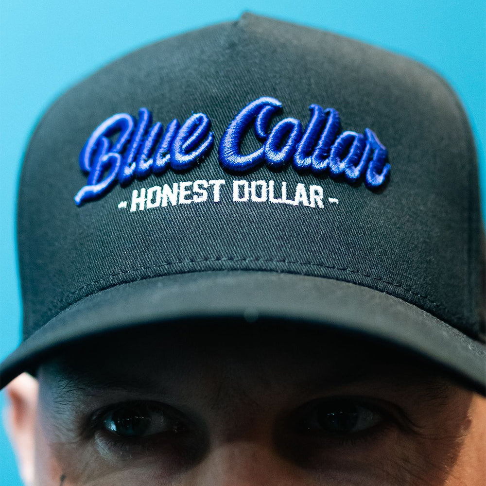 Blue Collar Honest Dollar Snapback - Black
