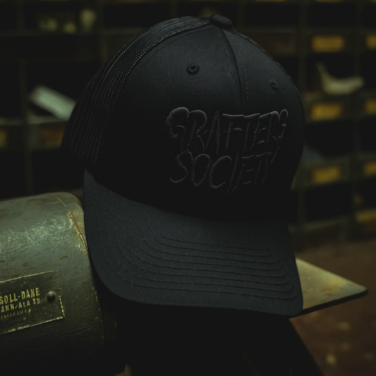 Grafters Society Black on Black Baseball Cap