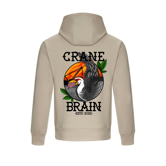 Cranebrain Heavyweight Hoodie - Natural