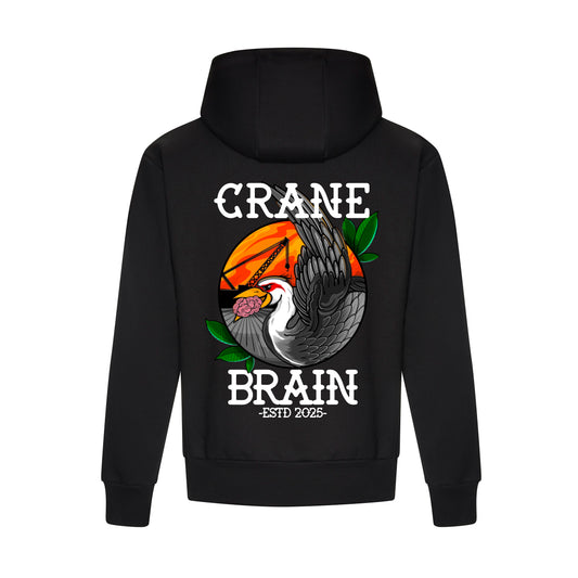 Cranebrain Heavyweight Hoodie - Black
