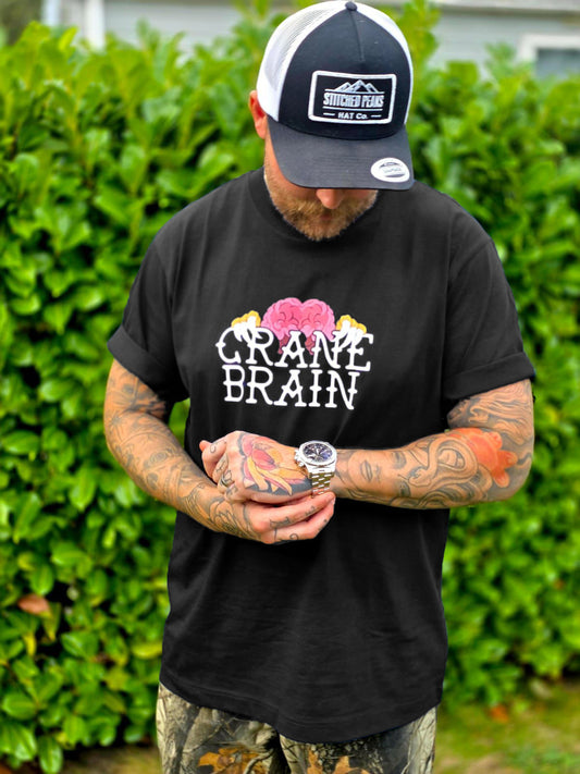 Cranebrain Claw Tee - Black