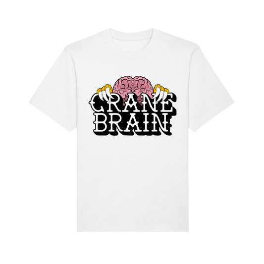 Cranebrain Claw Tee - White