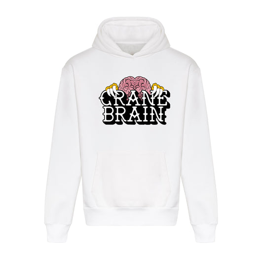 Cranebrain Claw Hoodie - White