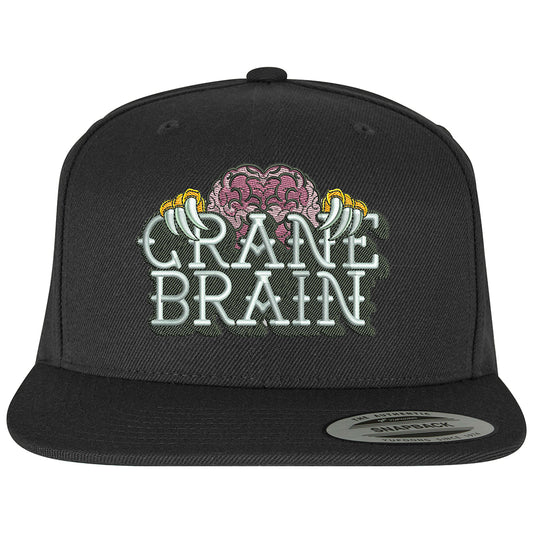 Cranebrain Snapback- Black