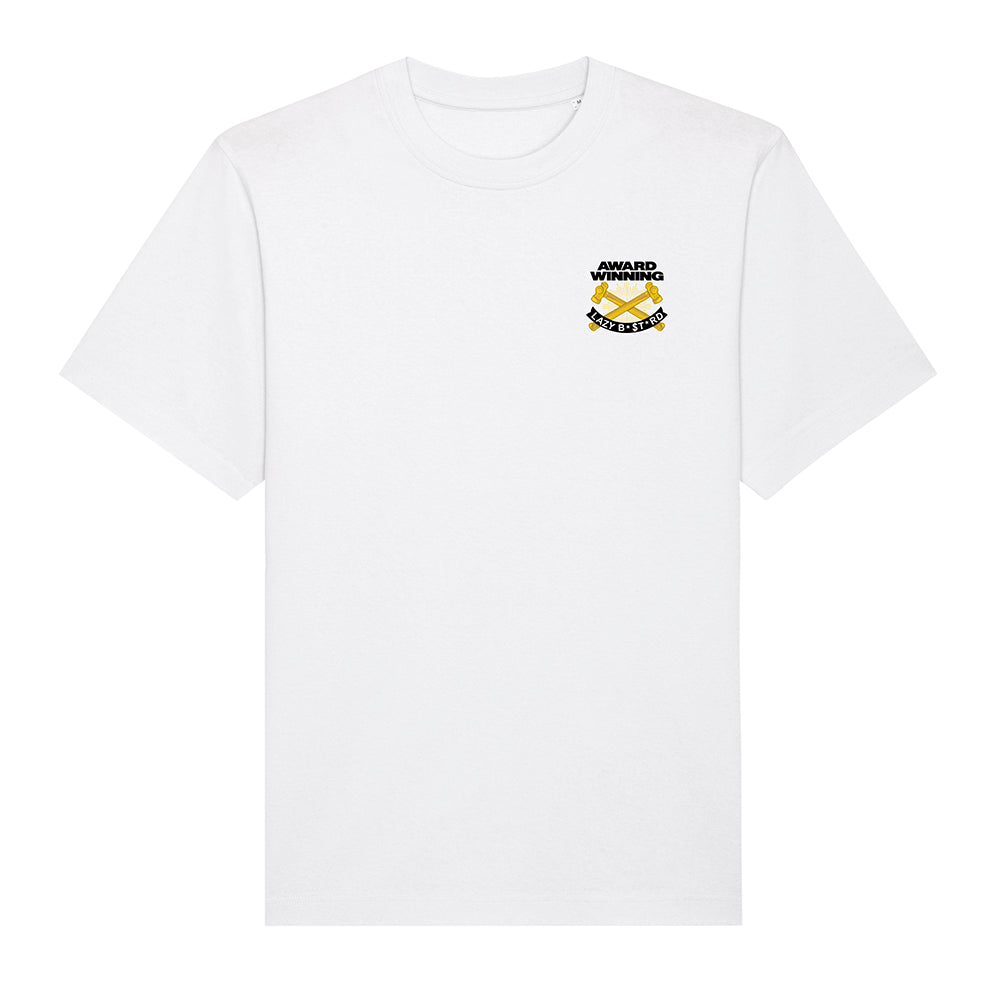 Lazy B*$T*rd - White Tee