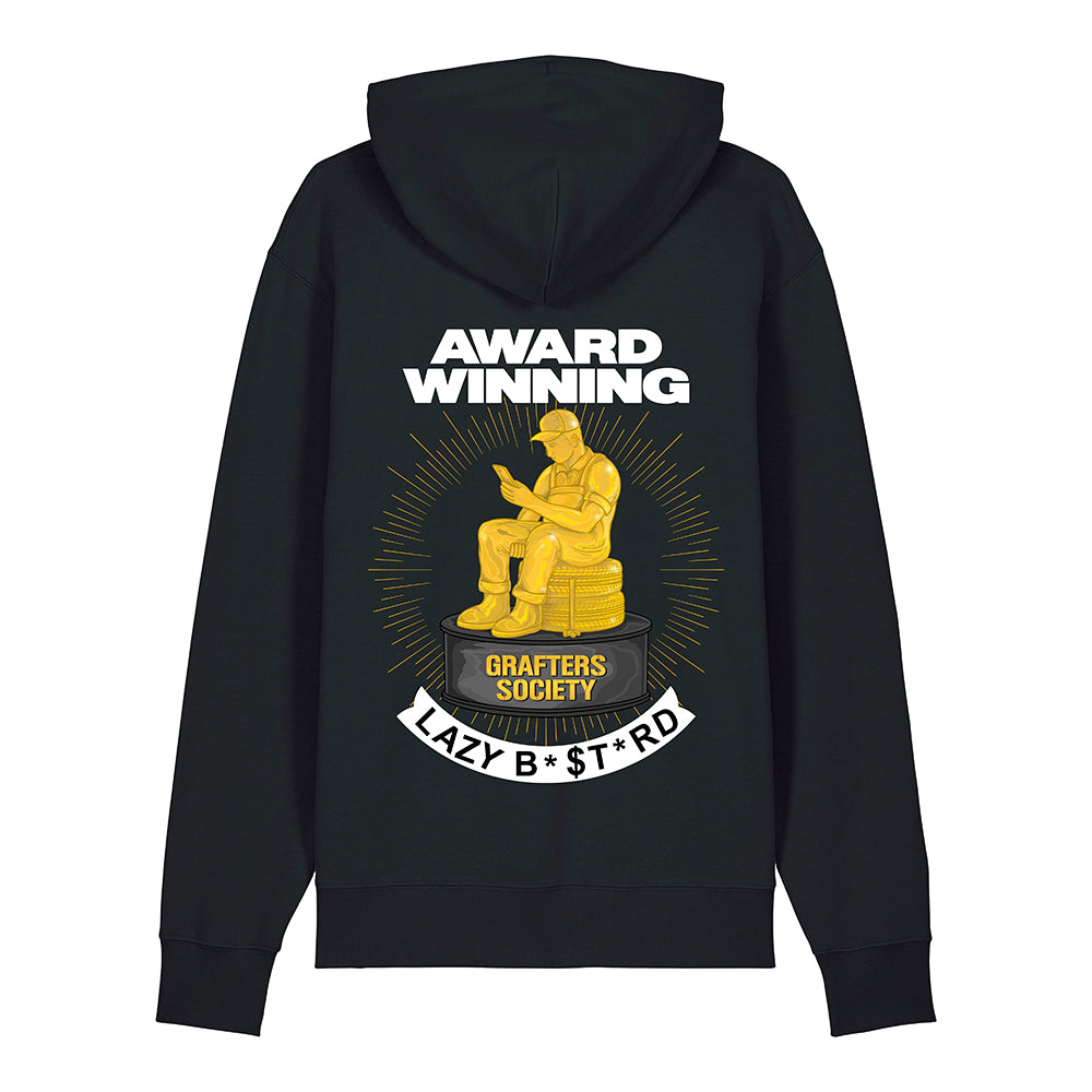 Lazy B*$TARD Black Hoodie