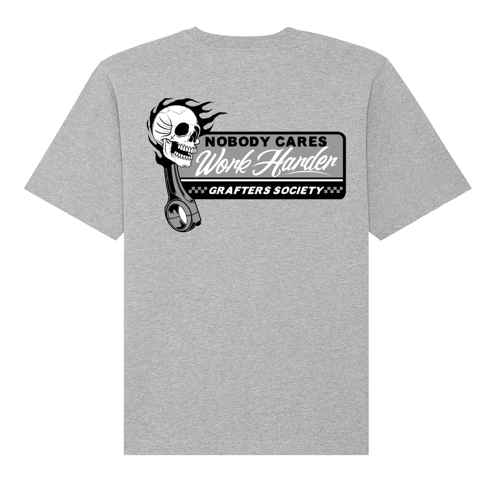 Nobody Cares  - Grey Tee