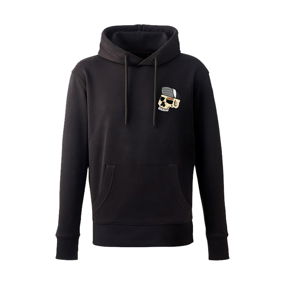 Piston Rings Single Colour Black Hoodie