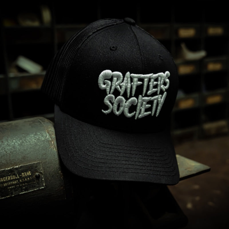 Grafters Society Black Baseball Cap