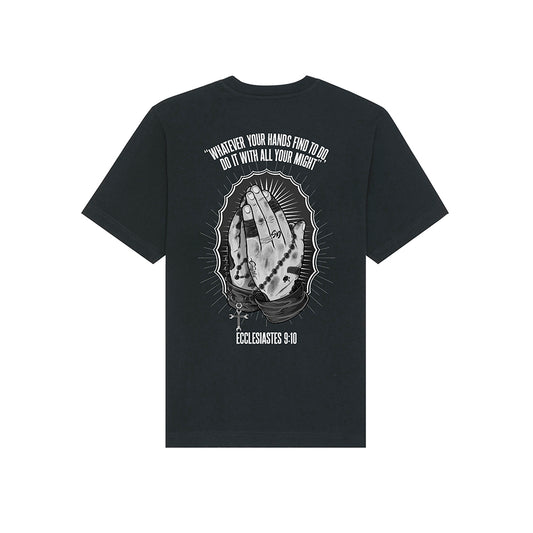 Praying Hands - Black T-shirt