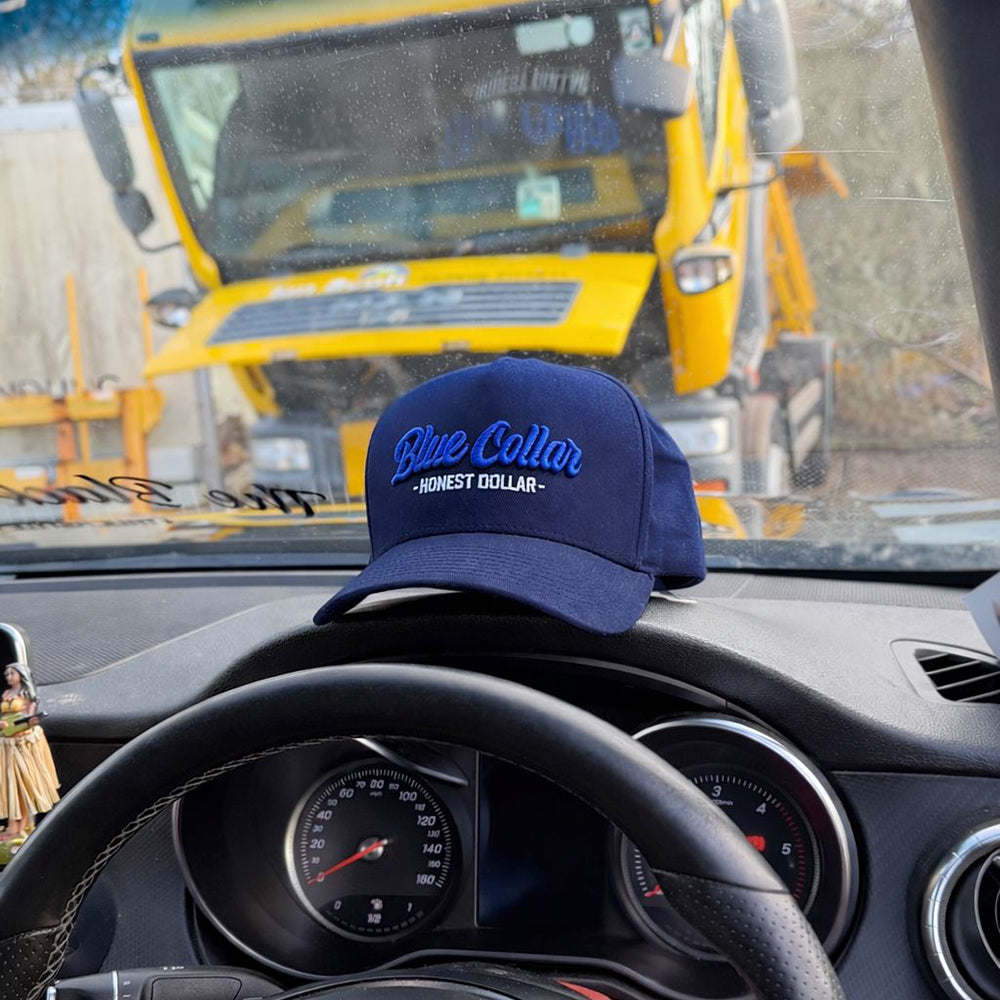 Blue Collar Honest Dollar Snapback - Navy